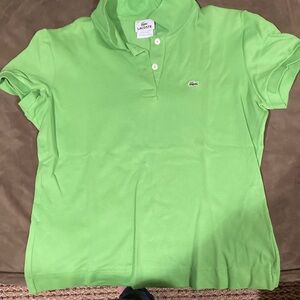 Lacoste Women's Green Polo Shirt